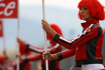 Alice grid girl, Italian 250GP, 2007