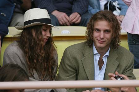 Andrea Casiraghi, Son Of Princess Caroline And Nephew Of Prince Albert II. Of Monaco With His Girlfriend - Monaco 2006-05-24