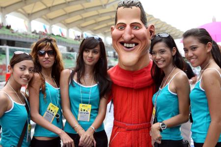 Babe Malaysian Girls Fooled Into Photoshoot With Michael Schumacher