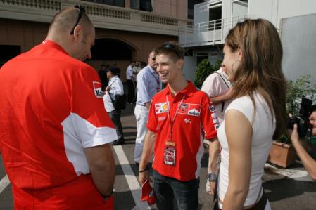 Casey Stoner & Wife Adriana, Monaco F1 Grand Prix, 24th-27th, May, 2007