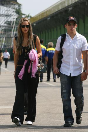 Christian Klien With His Girlfriend 2006-04-24