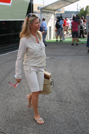 Corina Schumacher Wife Of Michael Schumacher Hockenheim 2006-07-29