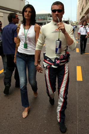 David Coulthard And Girlfriend Caren Minier - Monaco 2006-05-27