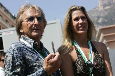 Derek Bell With His Wife - Monaco 2006-05-28