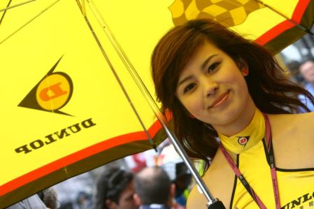 Dunlop girl, Chinese MotoGP Race 2007