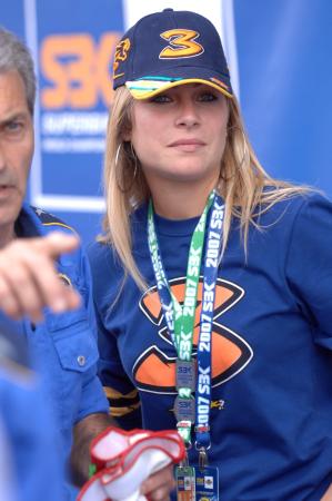 Girlfriend of Max Biaggi (ITA), Team Alstare Suzuki Corona Extra,2007 Superbike World Championship, Round 6, Monza, Italy, 13 May 2007