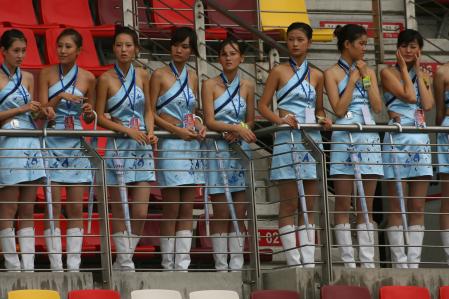 Girls In The Grandstand Shanghai 2006-09-29