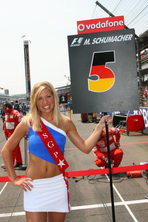 Grid Girl Scuderia Ferrari Indianapolis 2006-07-02