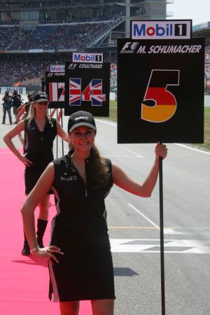 Grid Girl Michael Schumacher Hockenheim 2006-07-30