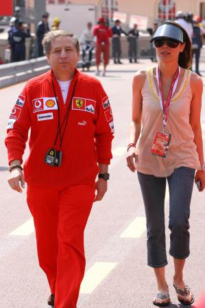 Jean Todt With His Girlfriend Michelle - Monaco 2006-05-27