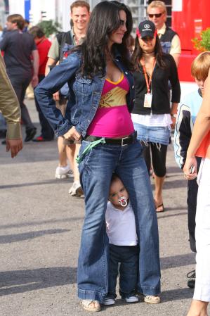 Juan Pablo Montoya and Connie Montoya, 2006-05-14