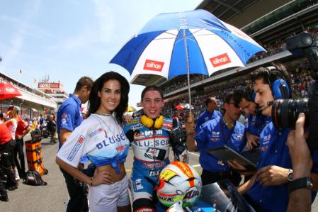 Miss Spain and Espargaro, Catalunya 250GP Race 2007