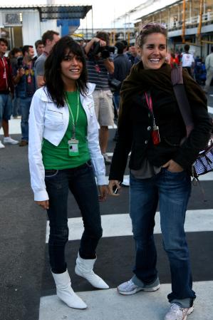 Raquel Rosario Girlfriend Of Fernando Alonso Sao Paulo 2006-10-21