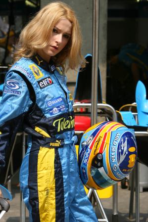 Renault F1 Team Girl Shanghai 2006-09-28