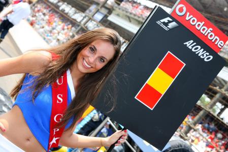 Renault F1 Team Grid Girl Indianapolis 2006-07-02