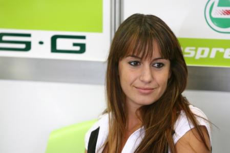 Rolfo`s girlfriend Daniela, France WSBK 2007