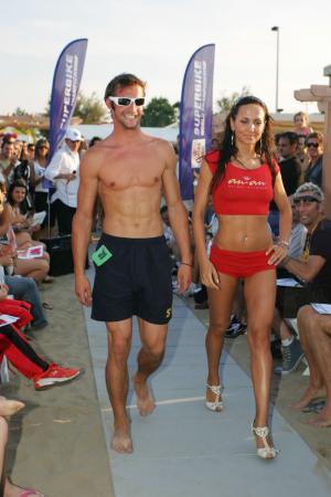 Smrz with beauty contest, Misano WSBK 2007