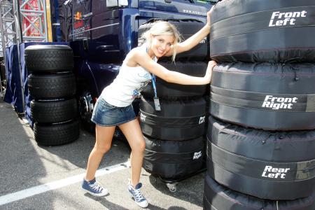 Sophye Gassmann Of The Red Bull F1 Girl Hockenheim 2006-07-28