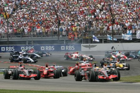 Start, Indianapolis F1, United States, 2007