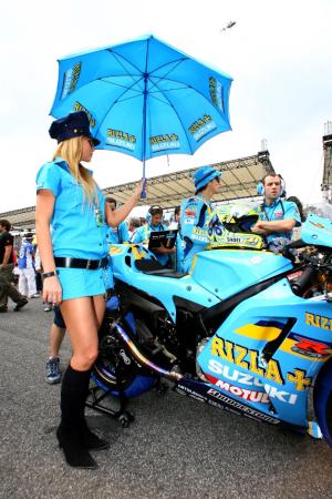 Vermeulen and girl, Italian MotoGP 2007