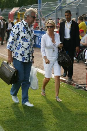 Willi Weber And Corina Schumacher Wife Of Michael Schumacher Hockenheim 2006-07-26