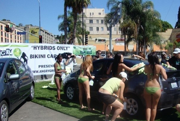 bikini car wash, hybrids only