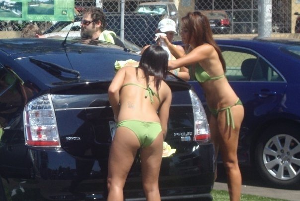bikini car wash, hybrids only