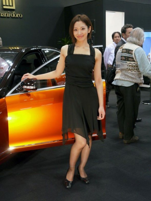 Auto motor show girls, Japan