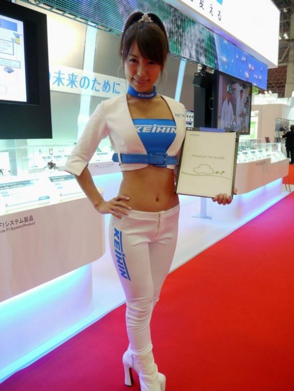 Auto motor show girls, Japan