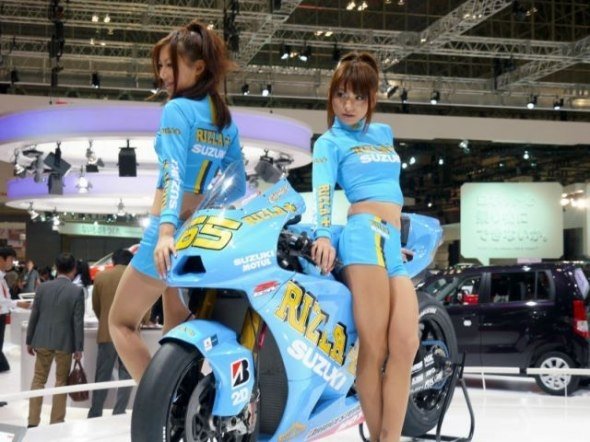 Auto motor show girls, Japan