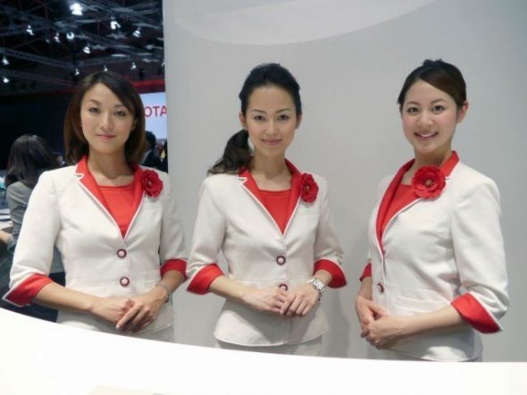 Auto motor show girls, Japan