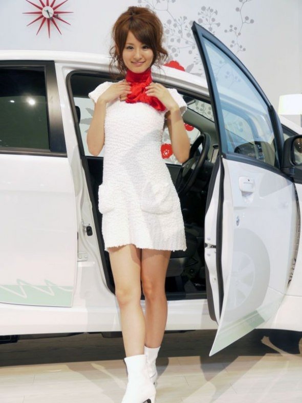 Auto motor show girls, Japan