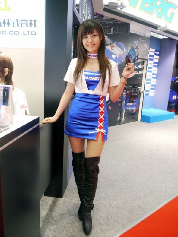 Auto motor show girls, Japan