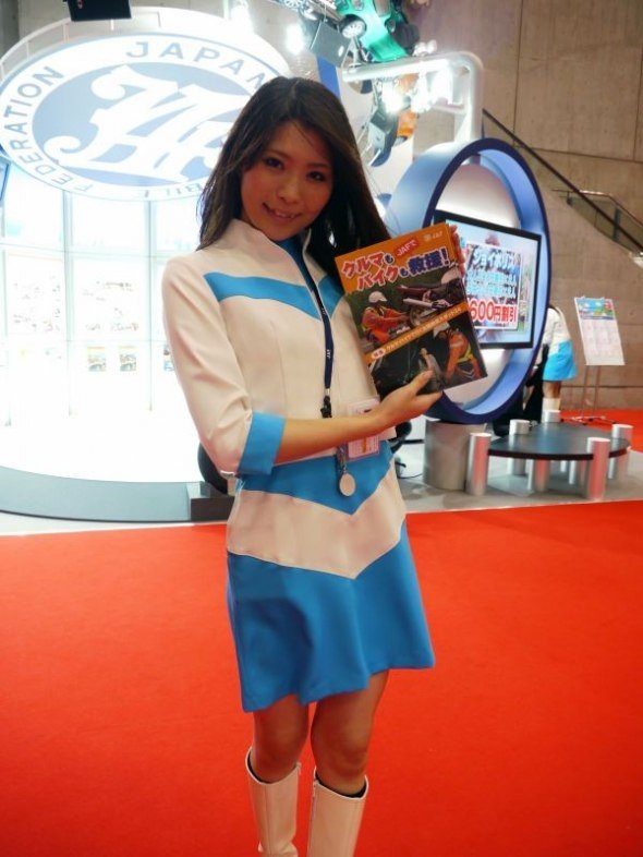 Auto motor show girls, Japan