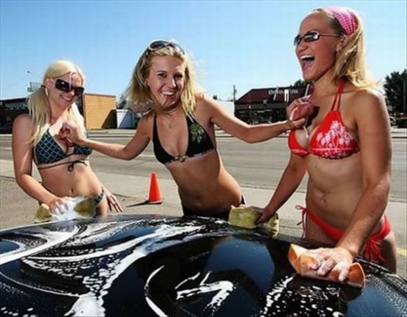 car wash girls