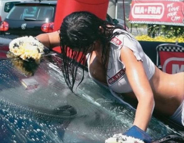 car wash girls