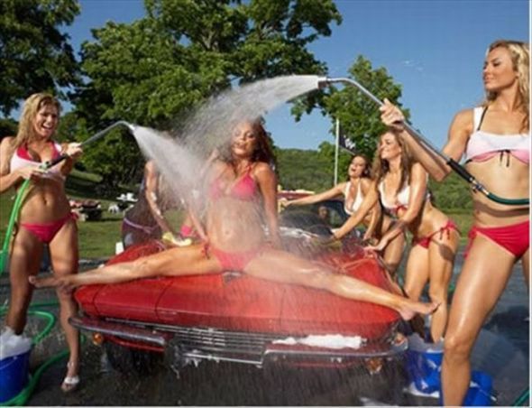 car wash girls