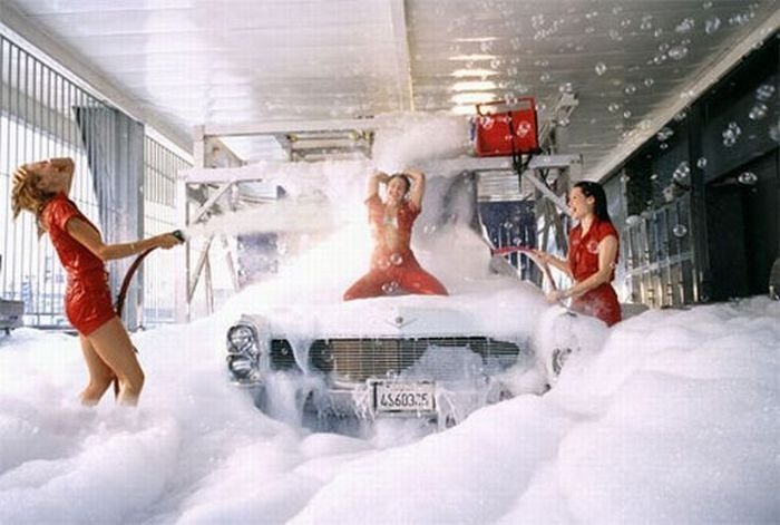 car wash girls