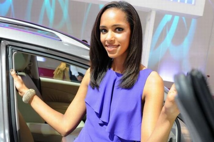 Girls from 2010 Paris Motor Show