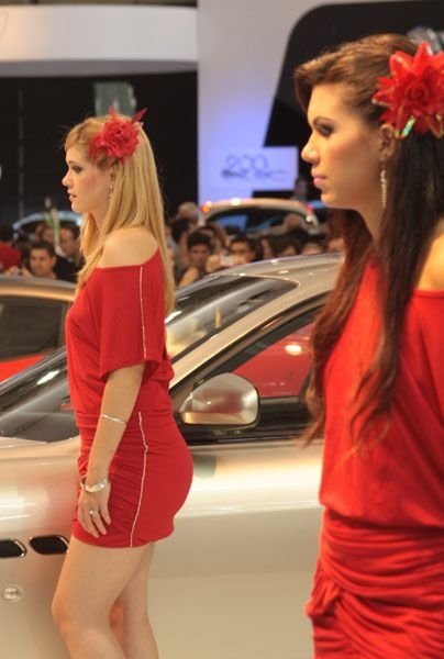 auto motor show girl