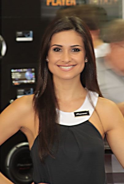 auto motor show girl