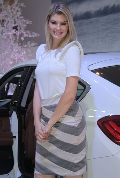 auto motor show girl