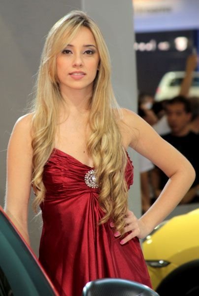 auto motor show girl