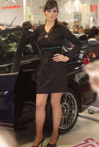 auto motor show girl