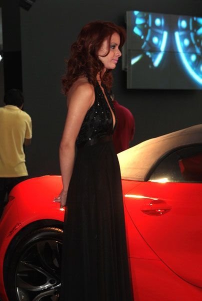 auto motor show girl