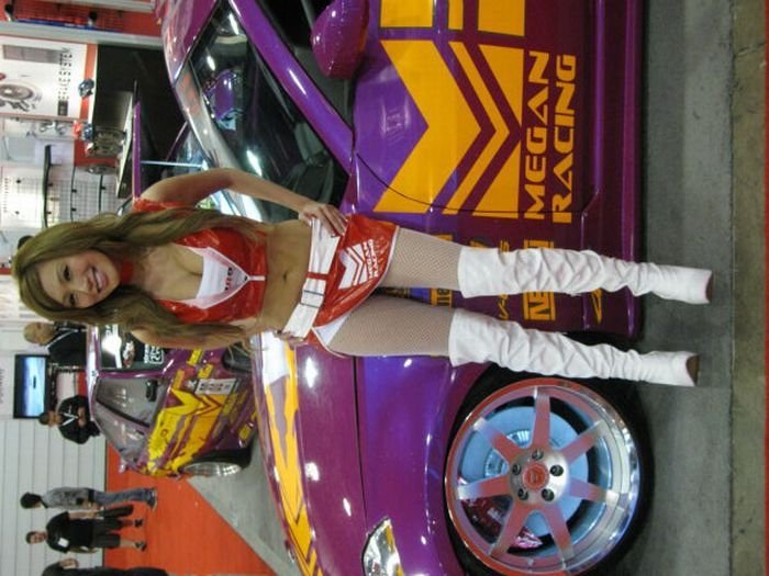 SEMA 2010 exhibition babes