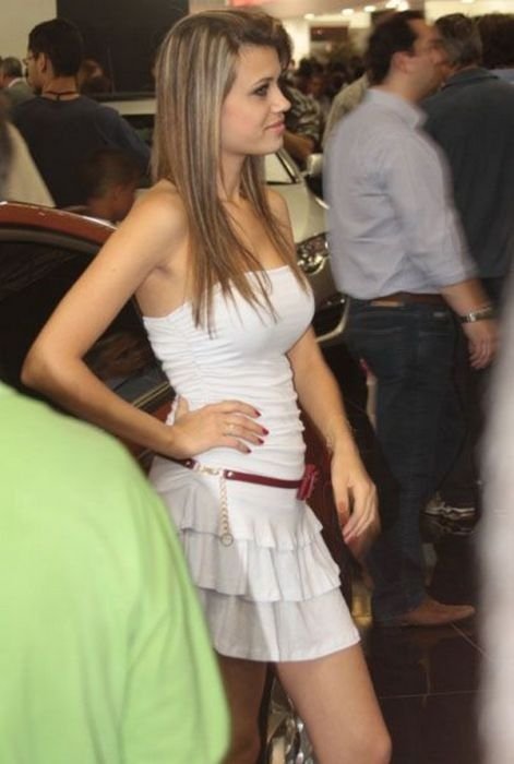 International Automobile Trade motor show girl, Sao Paulo, Brazil