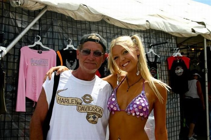 Sturgis Motorcycle Rally girls, South Dakota, United States