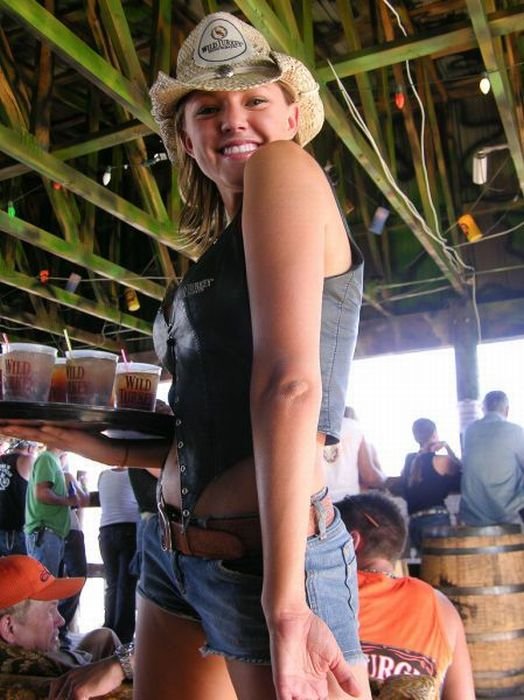 Sturgis Motorcycle Rally girls, South Dakota, United States