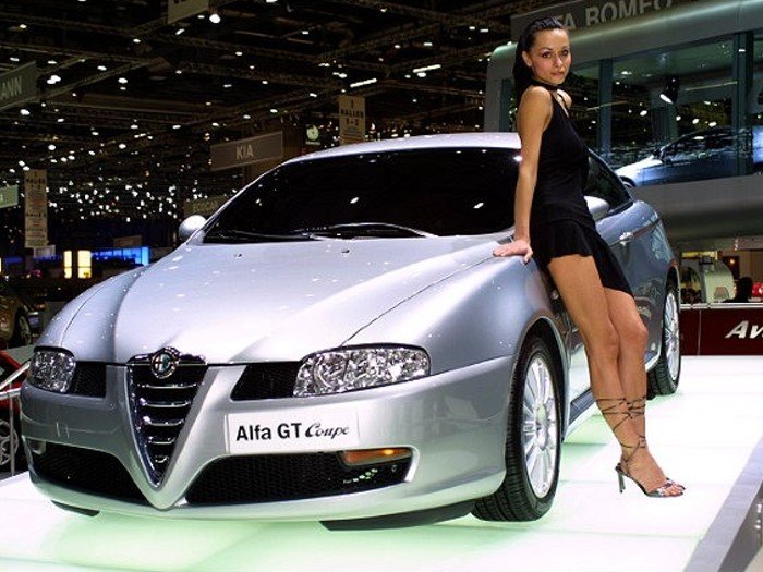 auto motor show girl